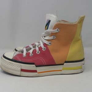Converse Multicolor High-Top Sneakers LGBTQIA+ Employees & Allies 6.5 Platform